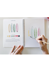Tropical Watercolor Workbook + Paint/Brush Set
