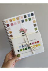 Bouquets Watercolor Workbook + Paint/Brush Set
