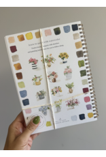 Bouquets Watercolor Workbook + Paint/Brush Set