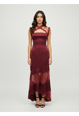 Lexi Lace Asymmetrical Maxi Dress