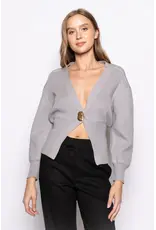 Gena Gold Button Cardigan