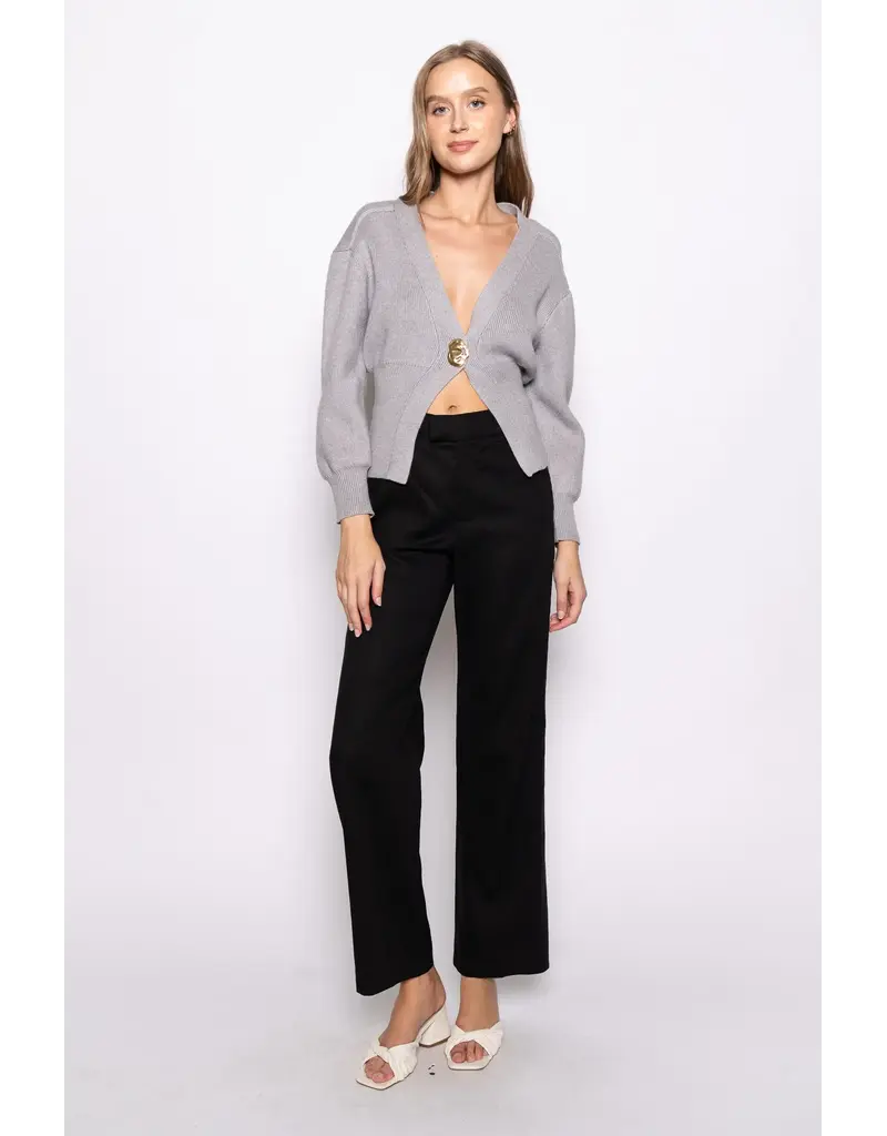 Gena Gold Button Cardigan