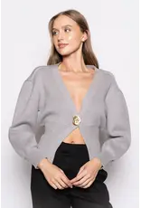 Gena Gold Button Cardigan