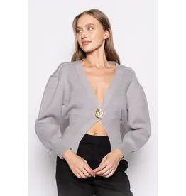Gena Gold Button Cardigan