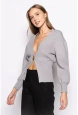 Gena Gold Button Cardigan