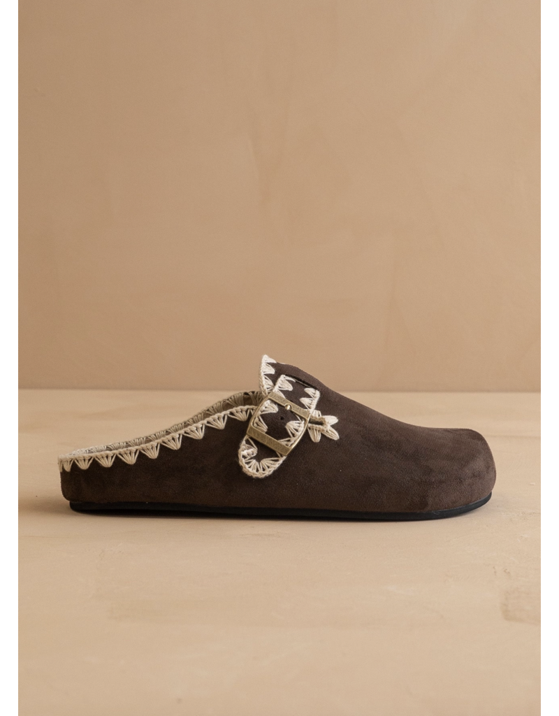 The Teri Buckle Mule