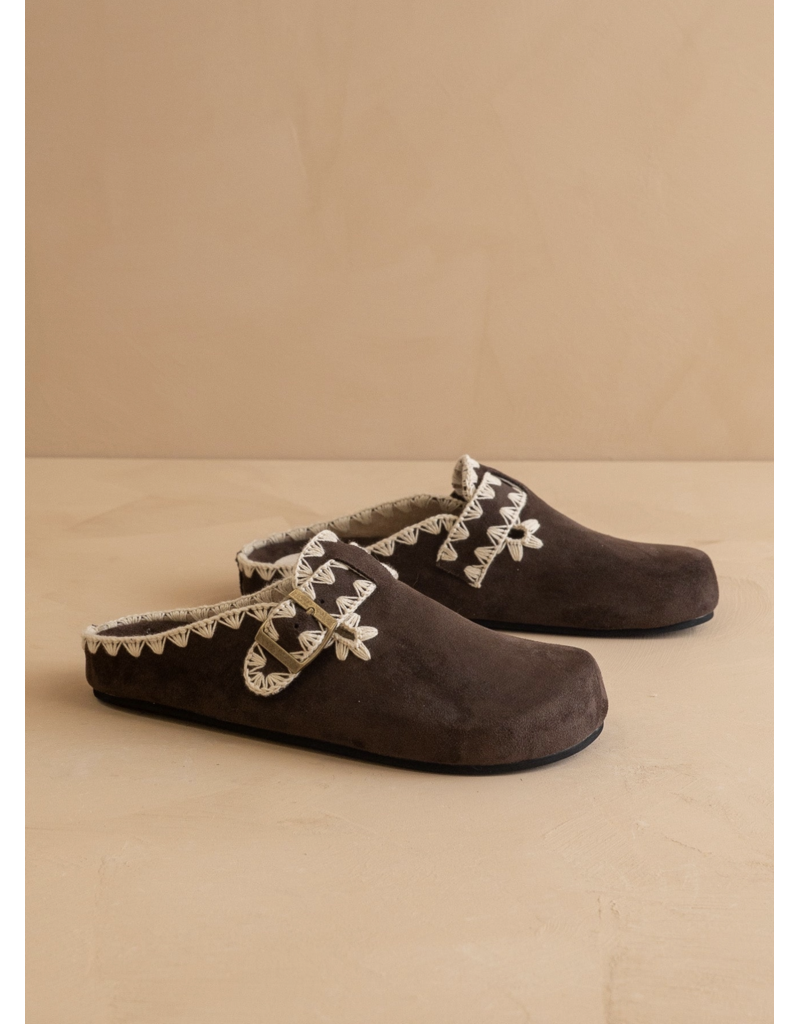 The Teri Buckle Mule
