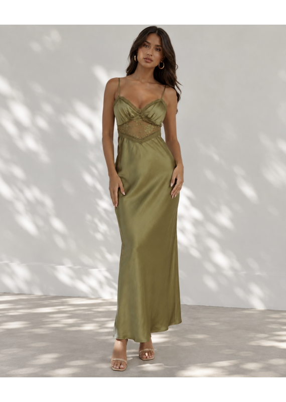 Margarita Lace Slip Maxi Dress