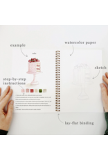 Baking Watercolor Workbook + Paint/Brush Set