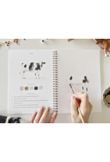 Farm Watercolor Workbook + Paint/Brush Set