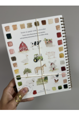 Farm Watercolor Workbook + Paint/Brush Set