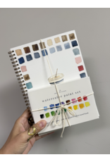 Baking Watercolor Workbook + Paint/Brush Set