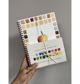 Autumn Watercolor Workbook + Paint/Brush Set