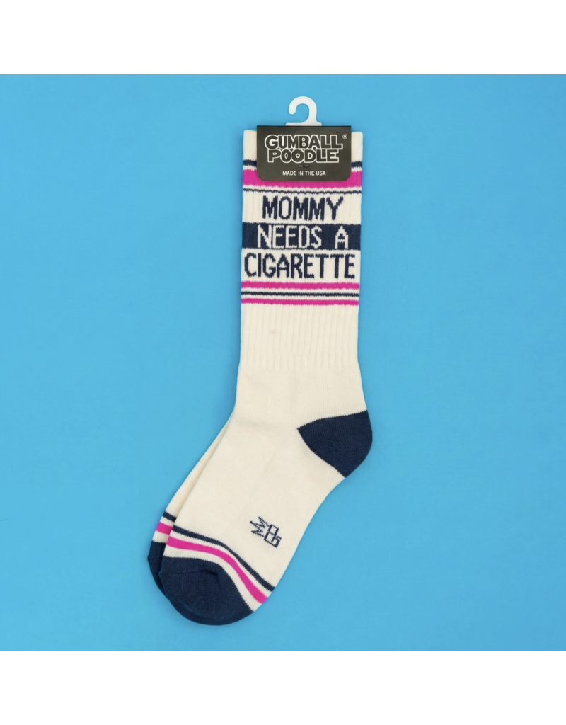 Gumball Poodle Mommy Needs A Cigarette Socks