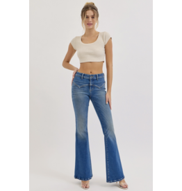 Cello Jeans Mid Rise Western Flare