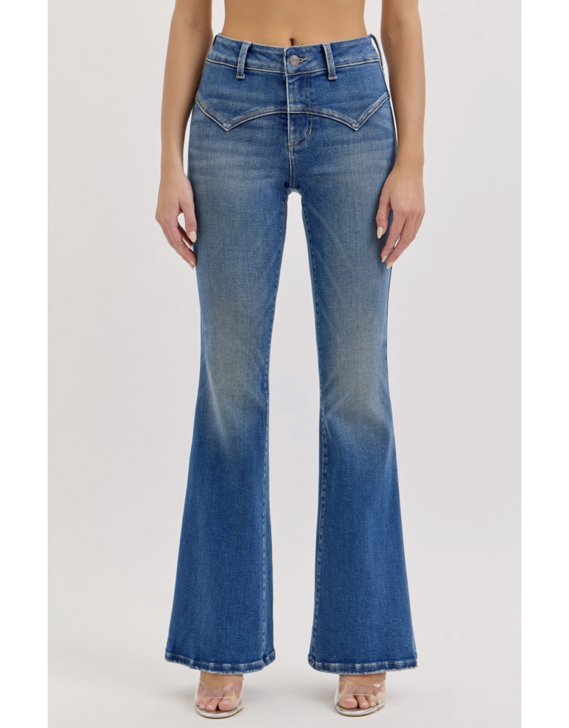 Cello Jeans Mid Rise Western Flare
