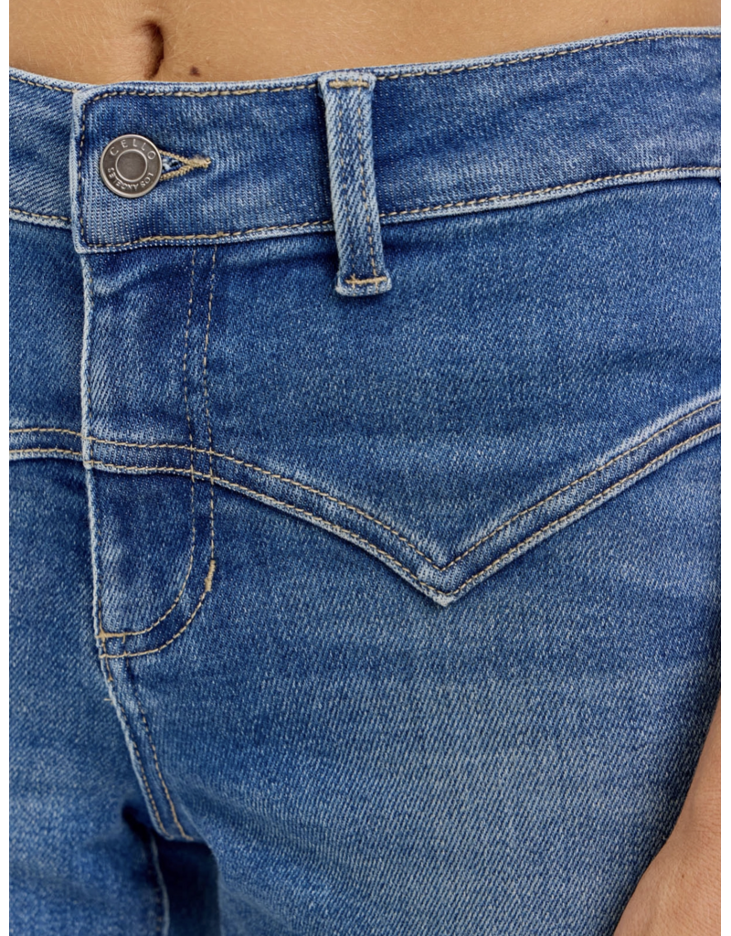 Cello Jeans Mid Rise Western Flare