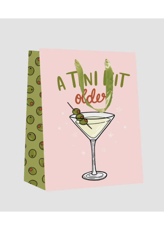 A Tini Bit Older Martini Birthday Gift Bag