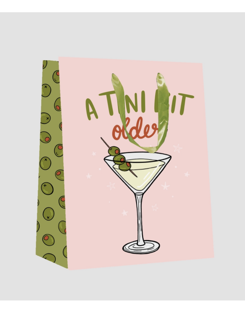 A Tini Bit Older Martini Birthday Gift Bag