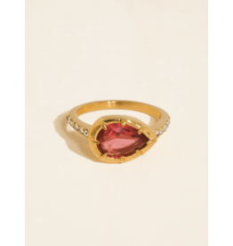 Flanerie Verdet 18K Gold Non-Tarnish Ring