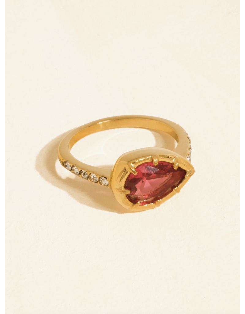 Flanerie Verdet 18K Gold Non-Tarnish Ring