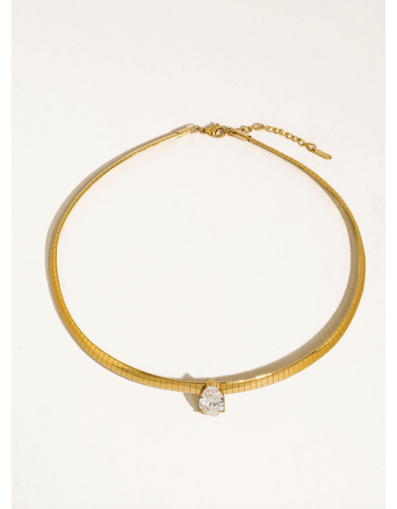 Flanerie Northwood 18K Gold Non-Tarnish Choker Necklace