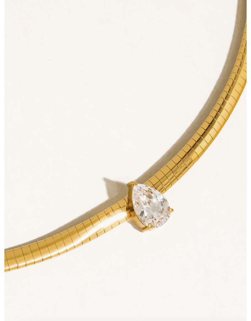 Flanerie Northwood 18K Gold Non-Tarnish Choker Necklace