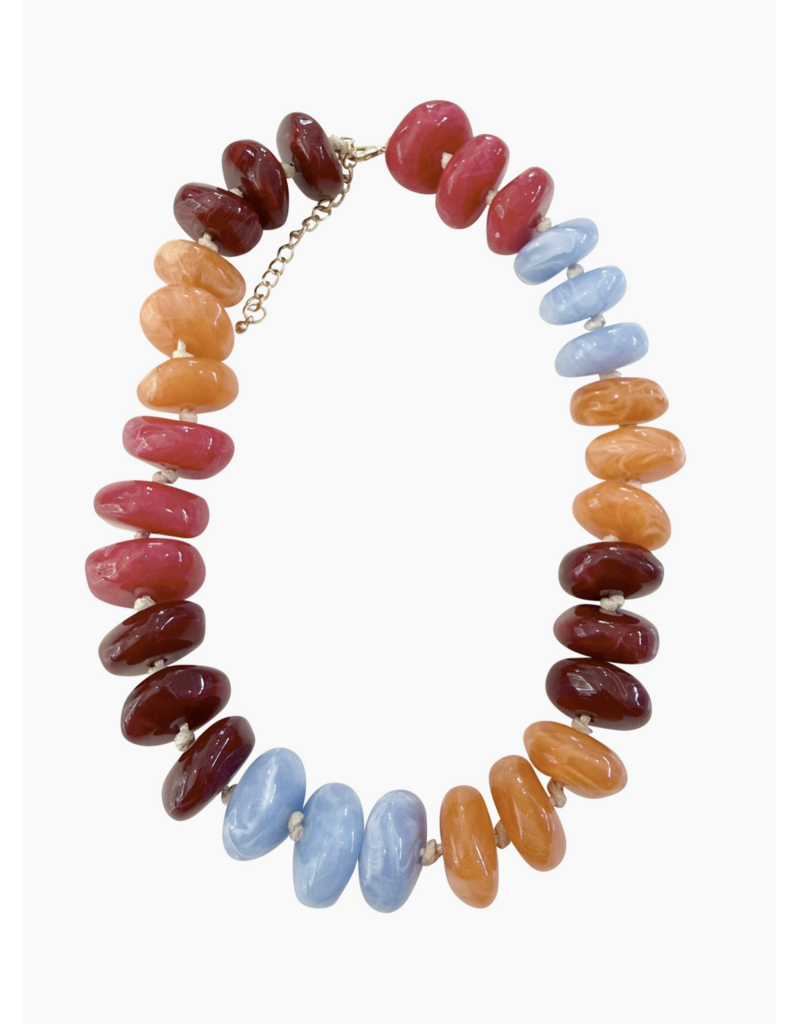 Delray Chunky Beaded Necklace