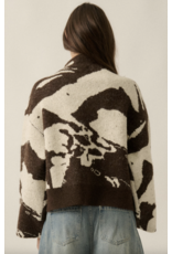 Ophelia High Collar Sweater Jacket