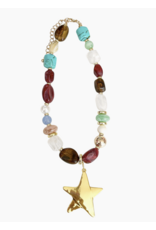 Reese Beaded Star Necklace