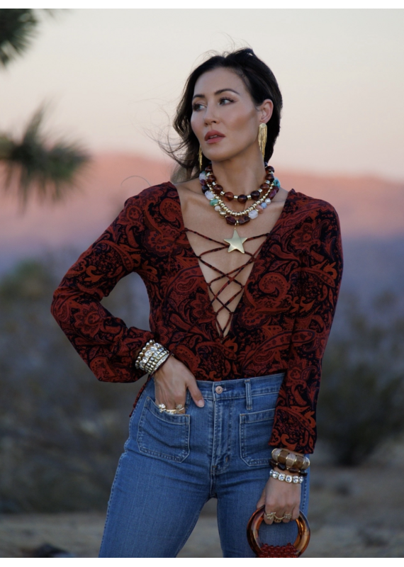 Reese Beaded Star Necklace