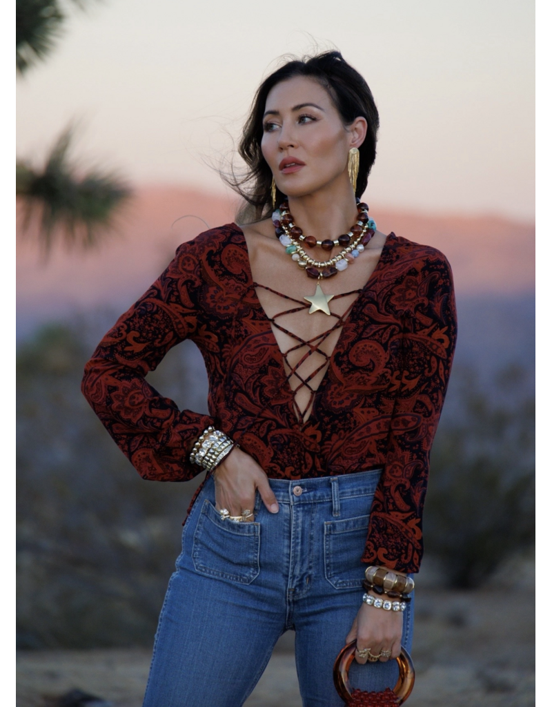Reese Beaded Star Necklace