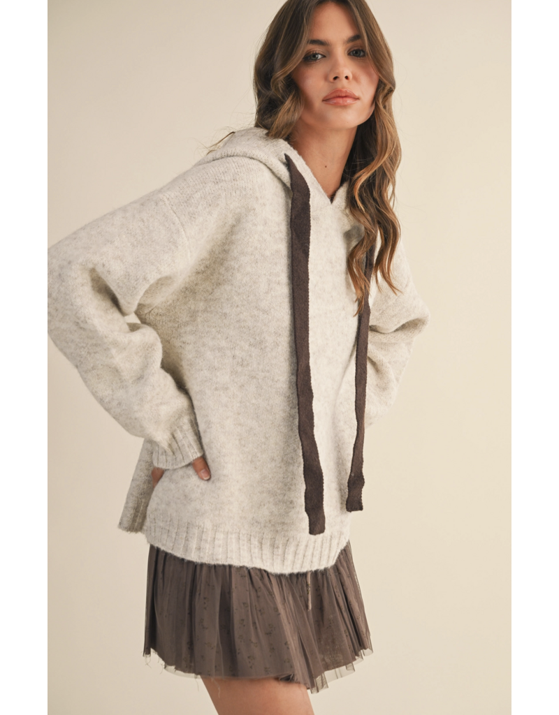 Kali Contrast Hoodie Sweater