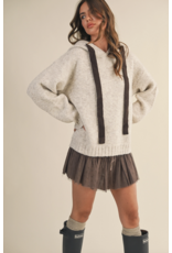 Kali Contrast Hoodie Sweater