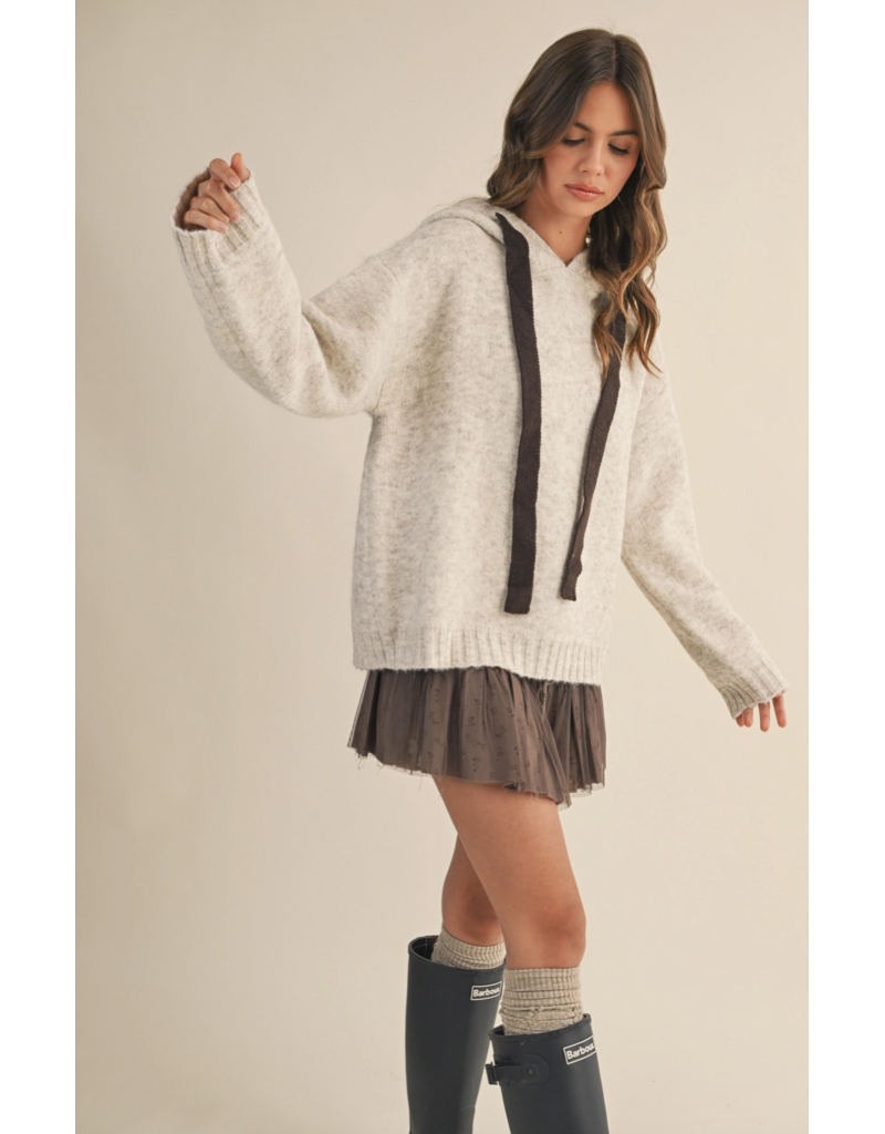 Kali Contrast Hoodie Sweater