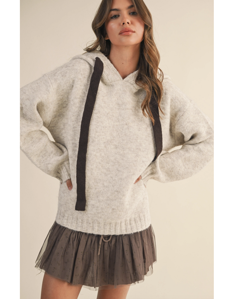 Kali Contrast Hoodie Sweater