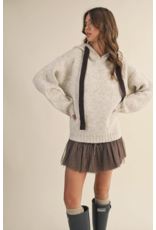 Kali Contrast Hoodie Sweater