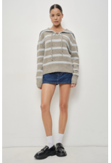 Pretty Garbage Saylor Striped Sweater