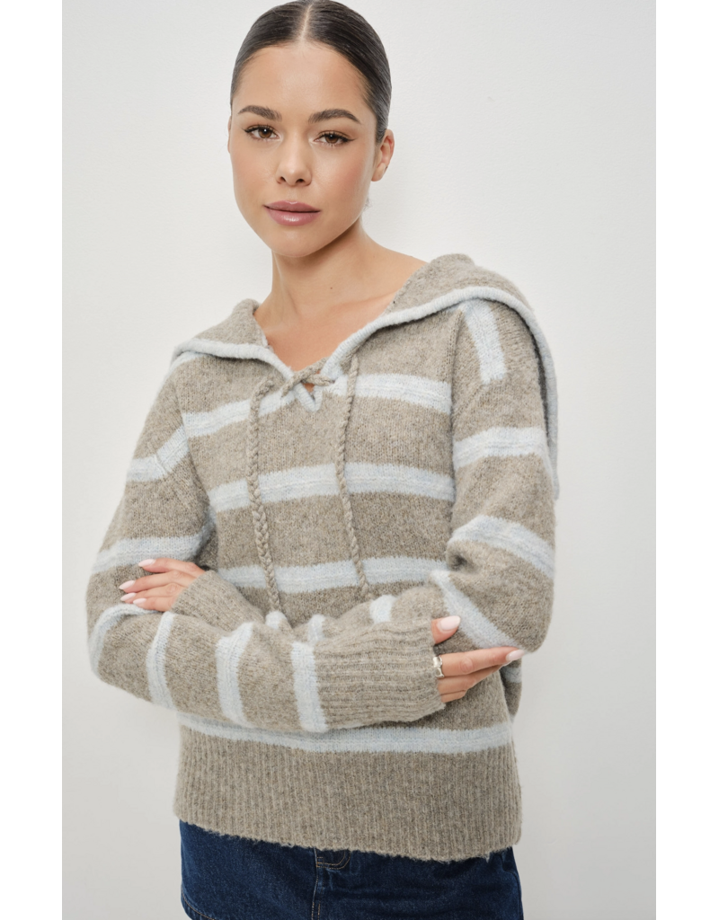 Pretty Garbage Saylor Striped Sweater