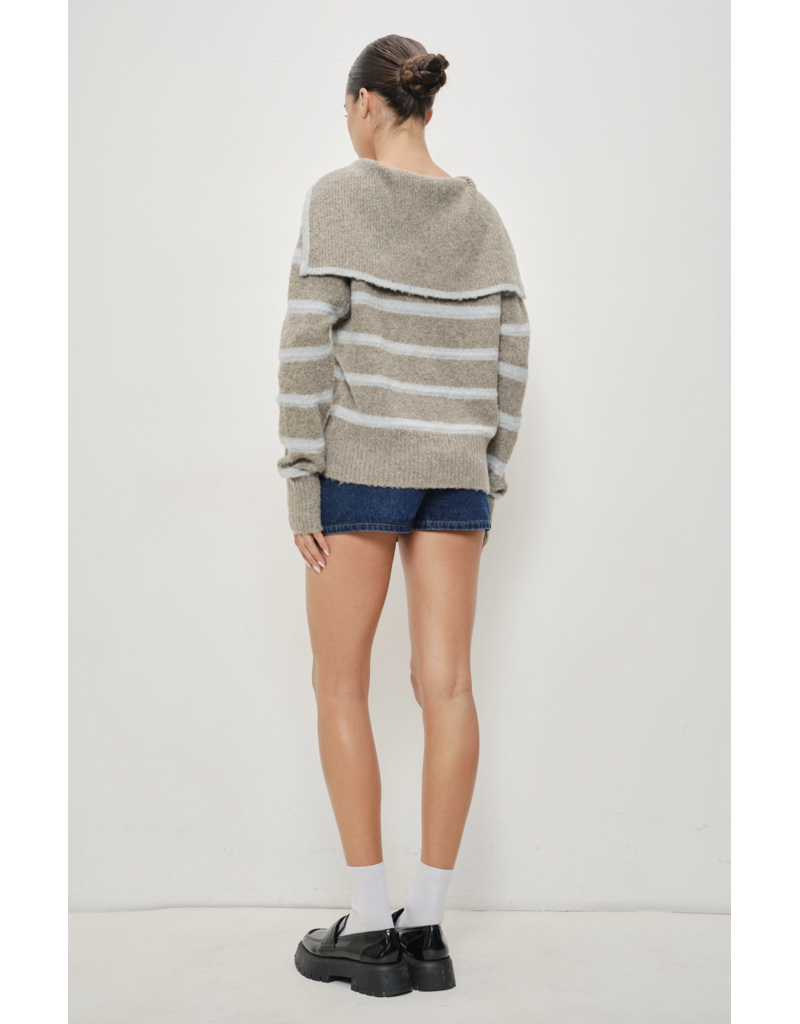 Pretty Garbage Saylor Striped Sweater