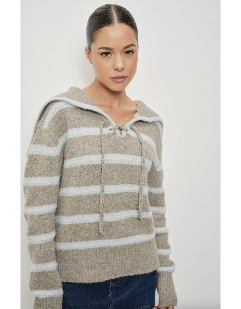 Pretty Garbage Saylor Striped Sweater