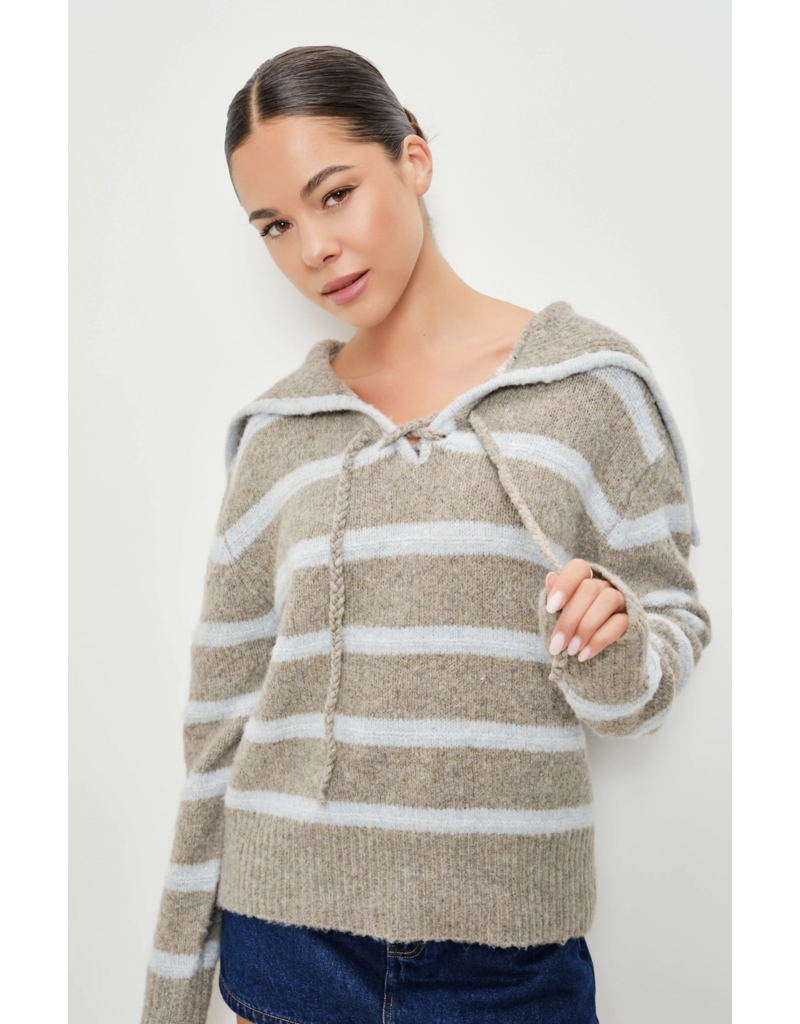 Pretty Garbage Saylor Striped Sweater