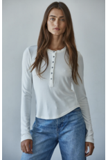 By Together Ribbed Henley Top