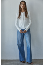 By Together Ribbed Henley Top