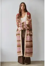 By Together Novella Open Front Long Cardigan