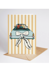 Just Married Dogs in Love Wedding Card