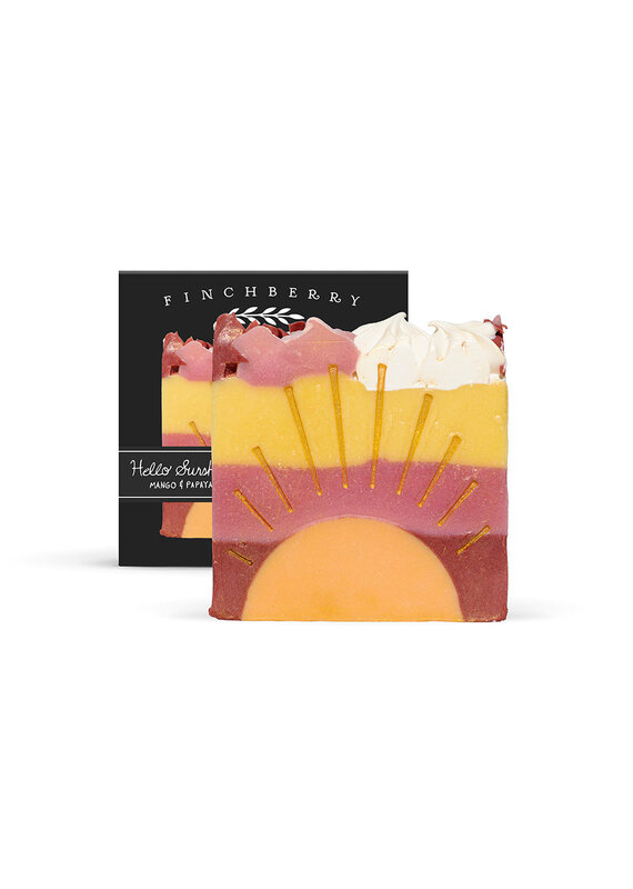 FinchBerry Handcrafted Boxed Vegan Soap - Hello Sunshine
