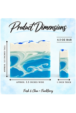 FinchBerry Handcrafted Boxed Vegan Soap - Fresh & Clean