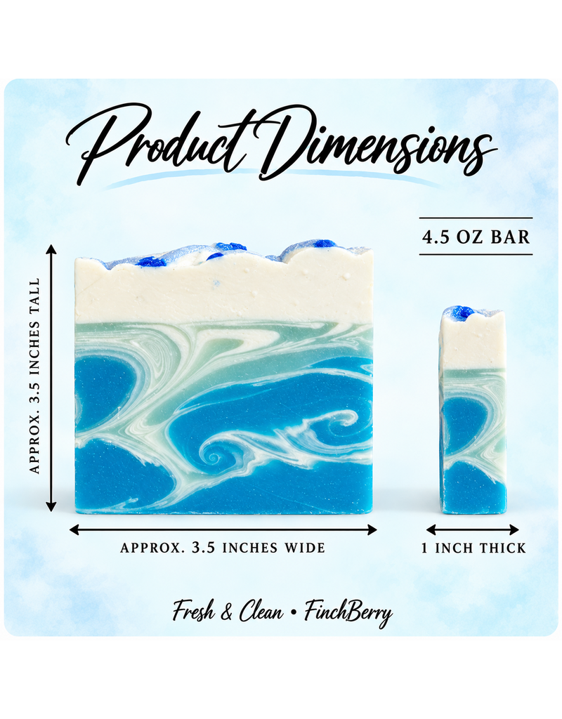 FinchBerry Handcrafted Boxed Vegan Soap - Fresh & Clean