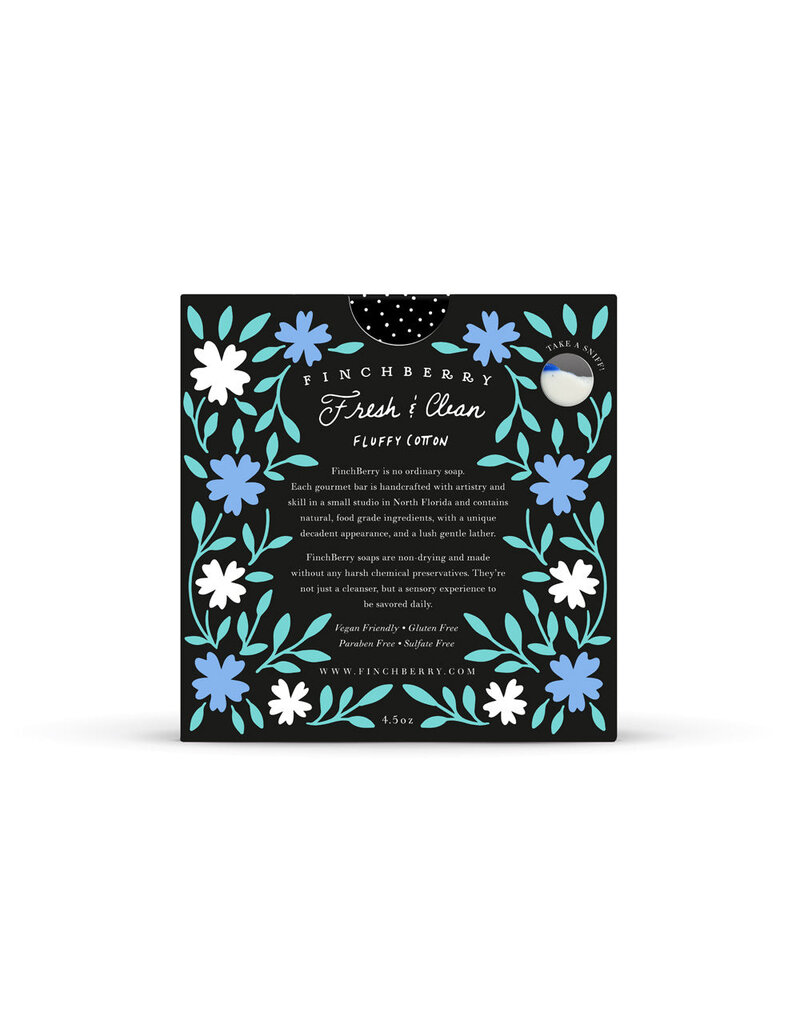 FinchBerry Handcrafted Boxed Vegan Soap - Fresh & Clean